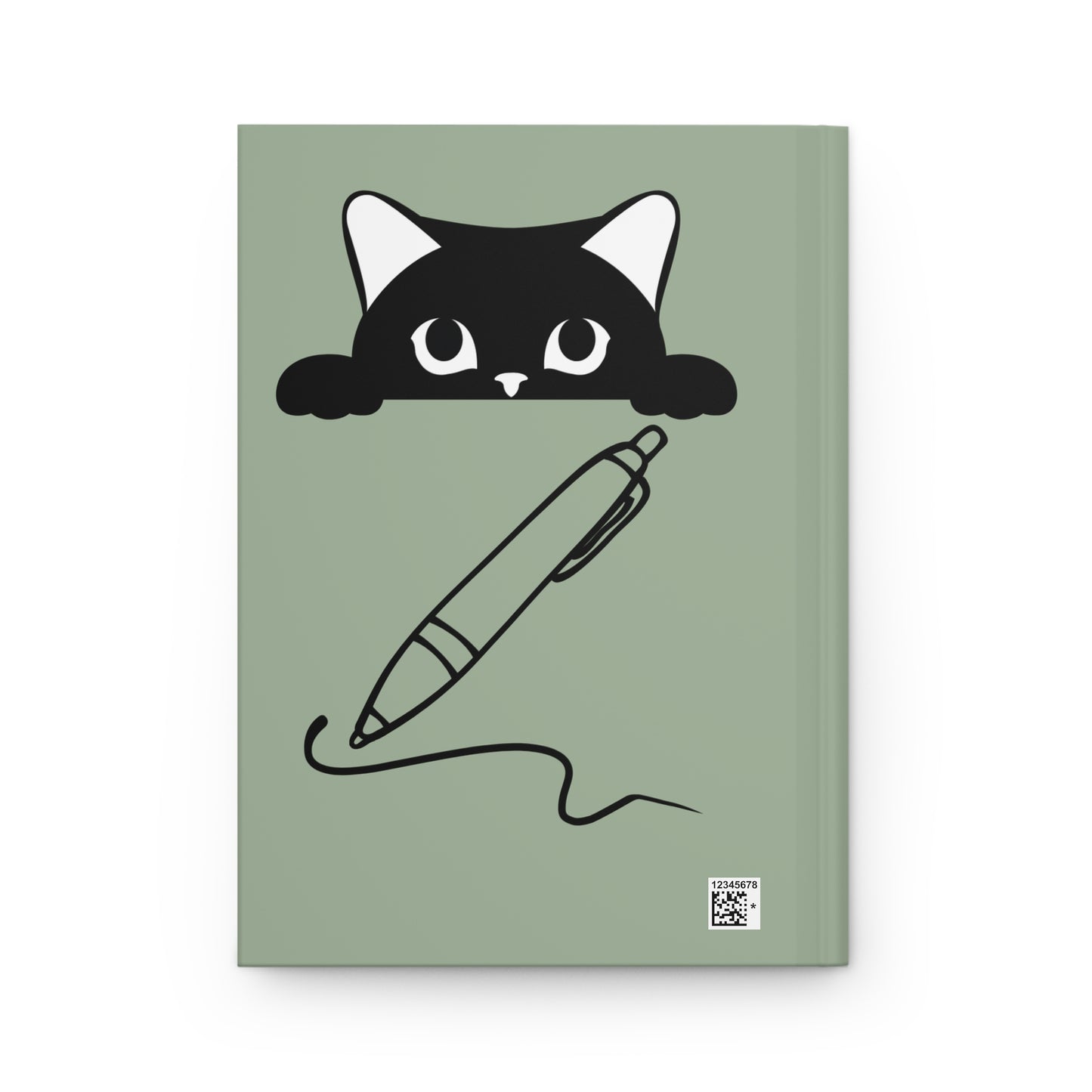 #1- Funny, Sarcastic Cat Design Hardcover Journal For Cat Lovers