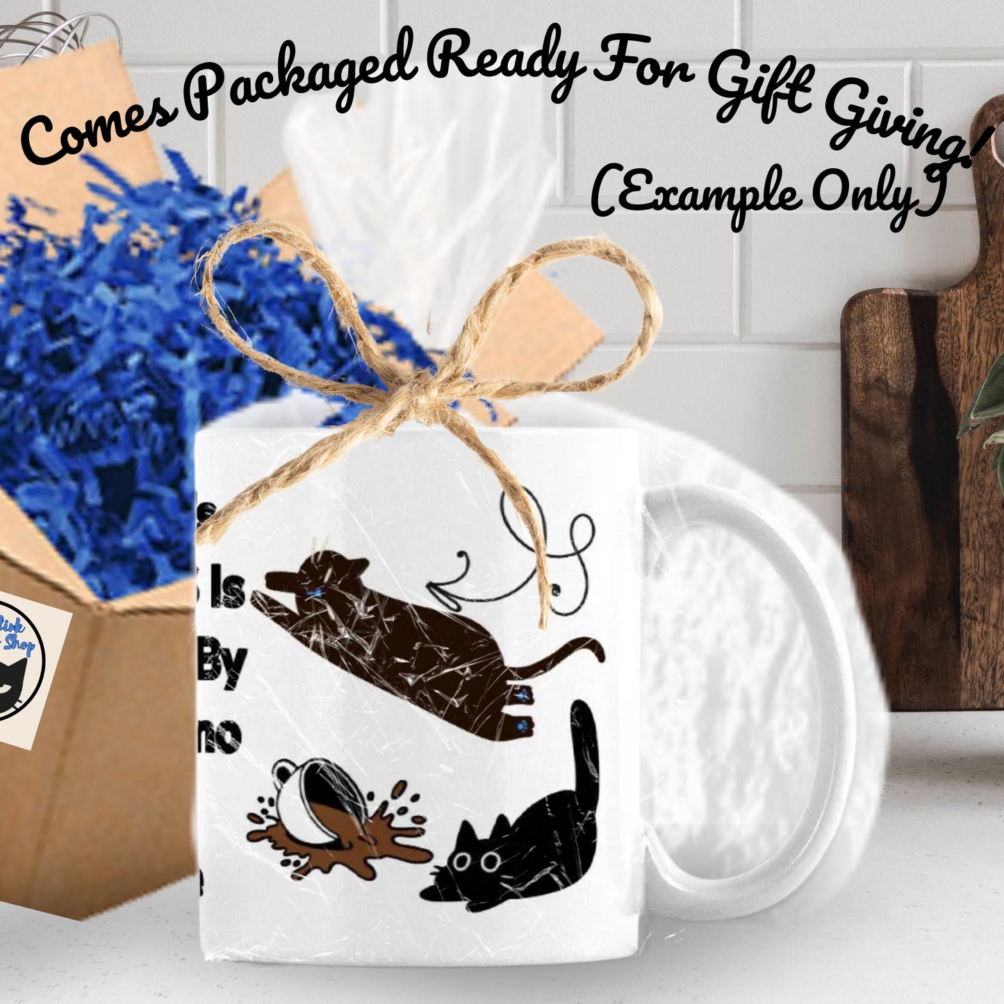 Funny Cat With Zoomies, 11 OZ Mug For Cat And Coffee Lovers