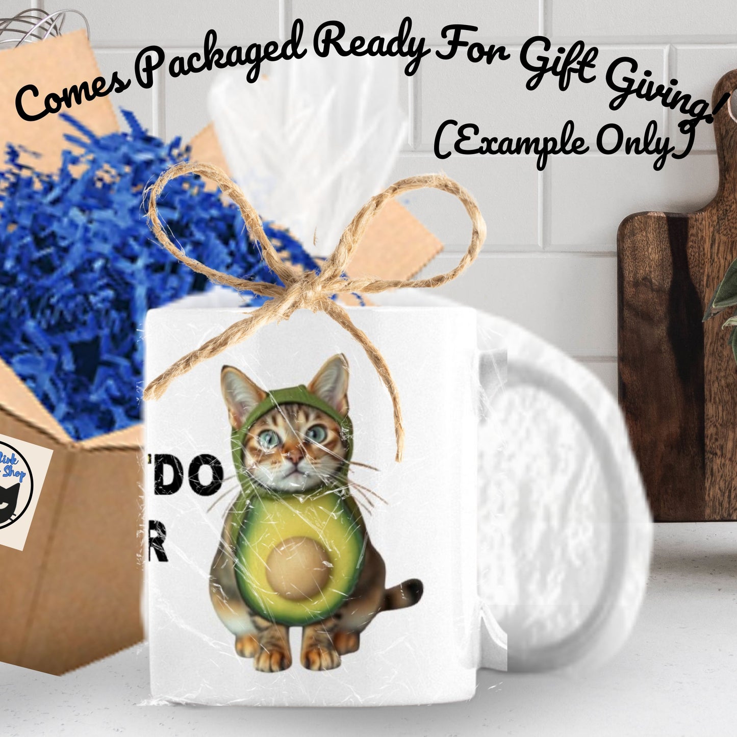 Funny, 11oz, Ceramic Mug For Cat And Avocado Lovers