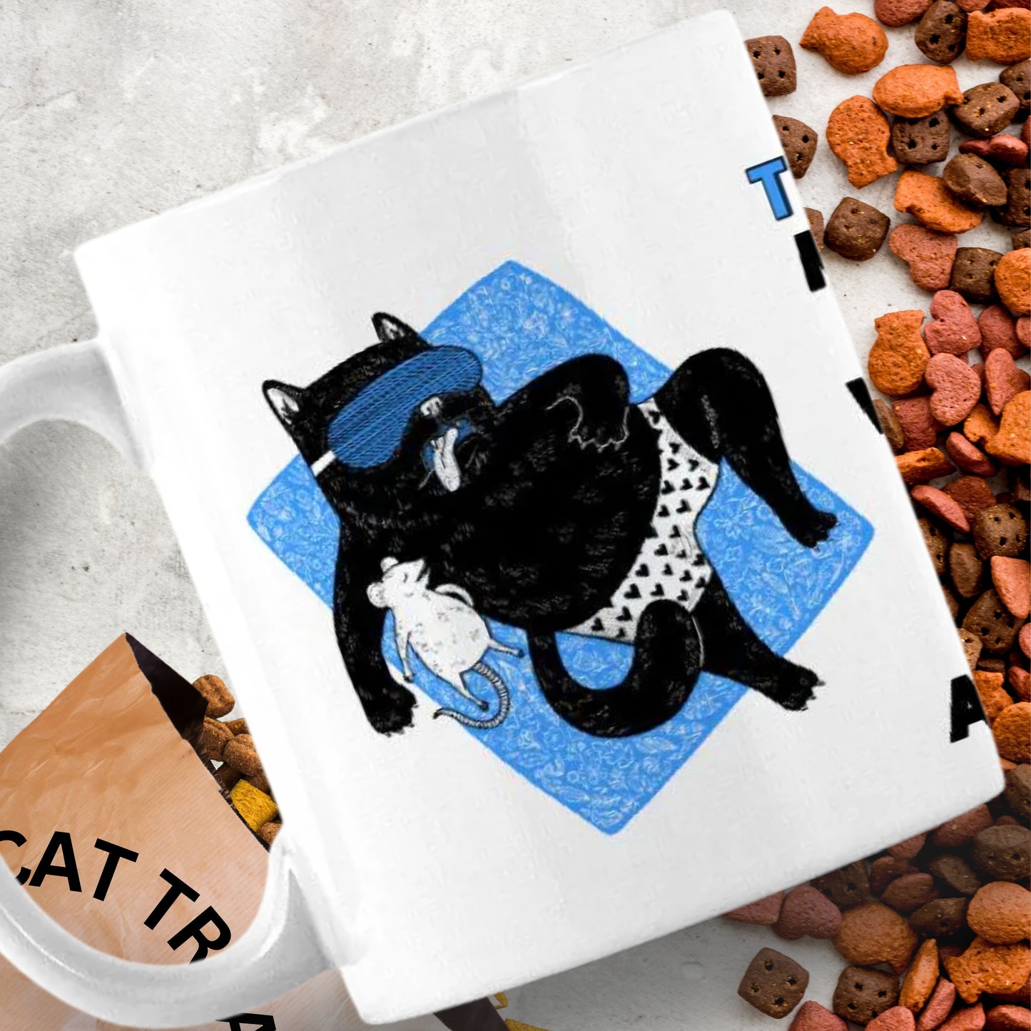 Funny, Sarcastic 11 OZ Mug For Cat And Coffee Lovers