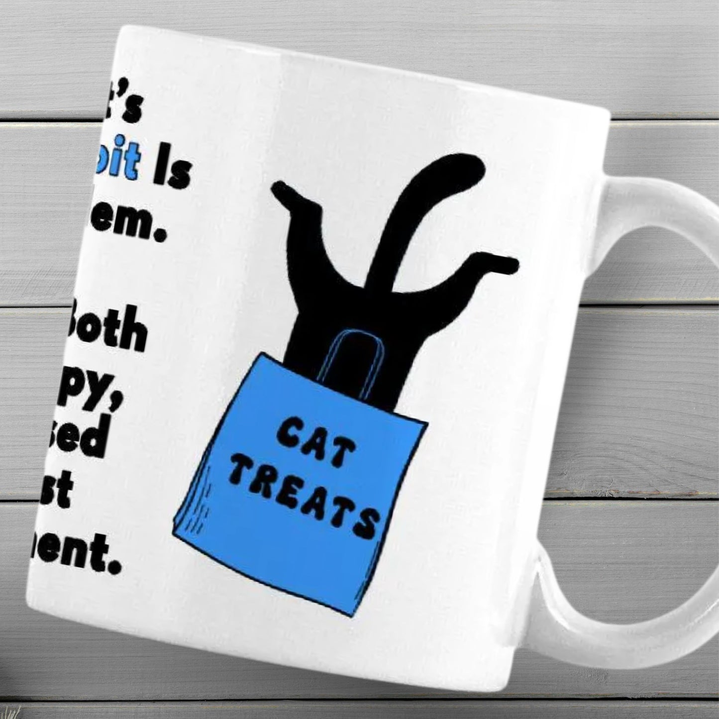 Funny, Sarcastic 11 OZ Mug For Cat And Coffee Lovers